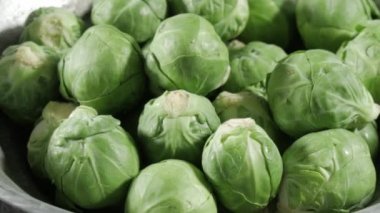 Brüksel lahanası rotasyon Close-up
