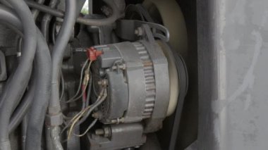 Zirai bir araç alternatör Close-up