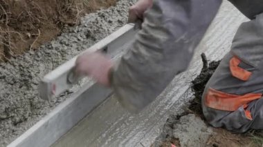 bir düzey, açık kullanarak mason