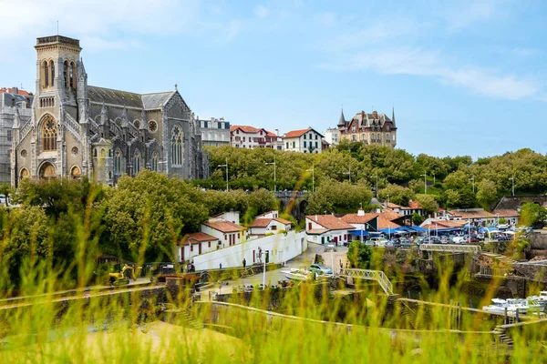 Una Vista Ciudad Biarritz Por Océano Atlántico Francia — Foto de Stock