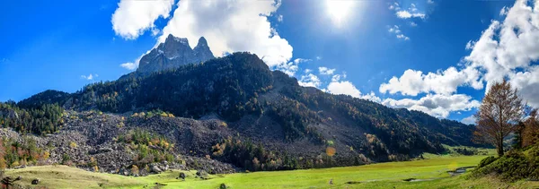 Widok Góry Pic Midi Ossau Francja Pyrenees — Zdjęcie stockowe