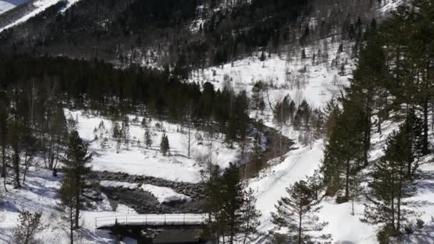 Ποταμού Gave Pau Cirque Gavarnie Γαλλία — Αρχείο Βίντεο