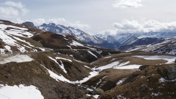 Formigal Kış Resort Spanya Dağlardan Peyzaj — Stok video