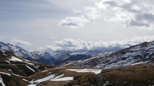 Krajobraz Góry Ośrodek Zimowy Formigal Hiszpania — Wideo stockowe