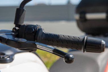 motosikletin gaz kavrama yakın çekim