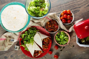 Tavuk ile Fajitas , Meksika mutfağı, tex-mex mutfağı