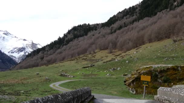 Pirenejach Góry Frontera Del Portalet Huesca Aragonia Hiszpania — Wideo stockowe