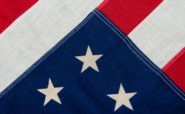 Independence day, American flag, close-up, retro — Stock Photo, Image