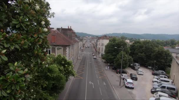 Vista Para Cidade Pau França — Vídeo de Stock