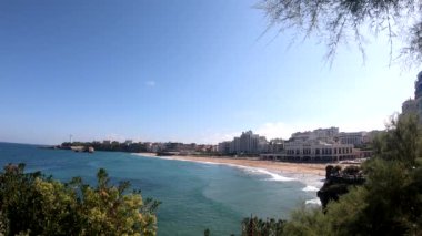 Biarritz Grande Plage (beach) yazın, Fransa