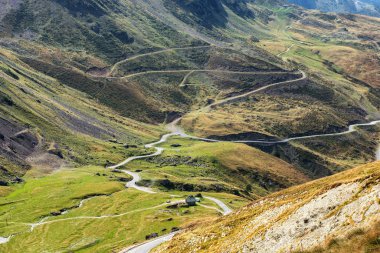 Col du Tourmalet Pirene Dağları'nda görünümünü