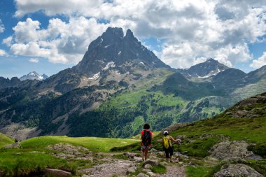 Pic du Midi Ossau Fransız Pirenesi dağlarında