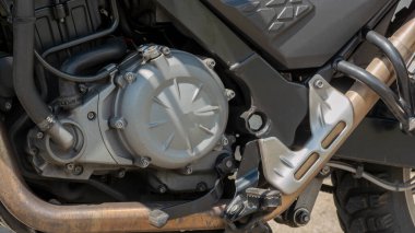 Motosiklet motoru, motosiklet motoru detayı.