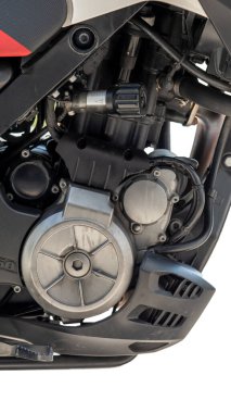 Motosiklet motoru, motosiklet motoru detayı.