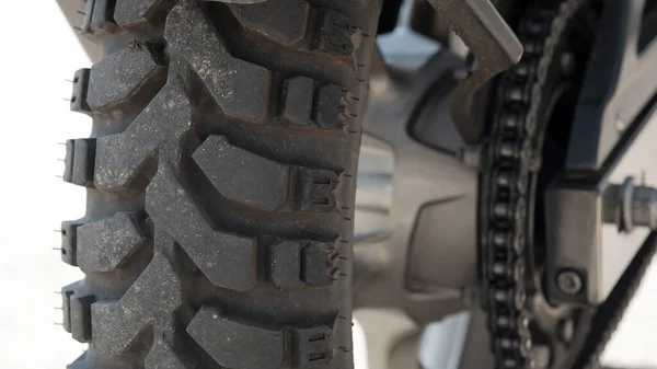 View Tire Motorcycle — Stock Photo, Image