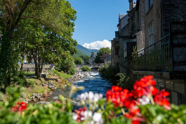 Torrent Arreau Köyünde Pyrenes Dağları Güney Fransa — Stok fotoğraf