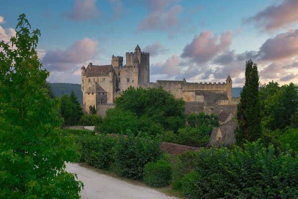 Una Vista Del Castillo Beynac Francia — Foto de Stock