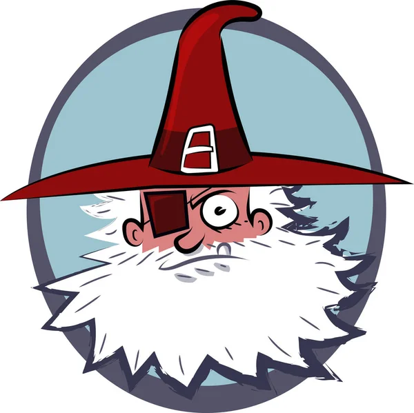 korsan baş beyaz arka plan üzerinde stil vektör çizim karikatür 