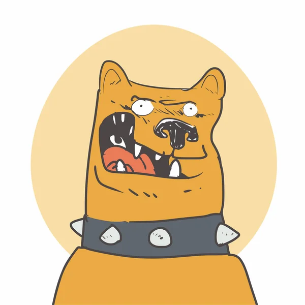 Çizgi film, vektör çizimi. arkaplan ve figür farklı katmanlarda.