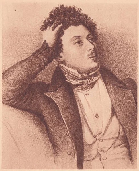 Ussr Circa 1939 Porträtt Alexander Dumas Son Fransk Dramatiker Och — Stockfoto