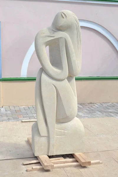 Rusland Tatarstan 2014 Sculptuur Ashina Auteur Ruslan Nigmatullin Internationaal Sculptuur — Stockfoto