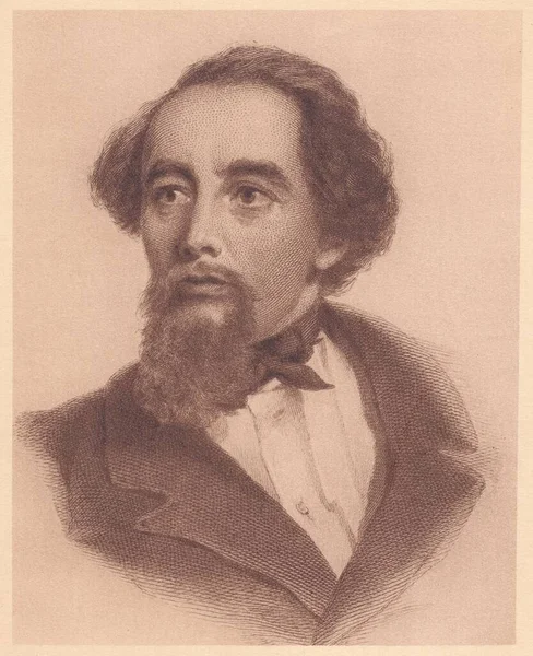 Urss Circa 1939 Retrato Charles Dickens Escritor Novelista Ensayista Inglés — Foto de Stock