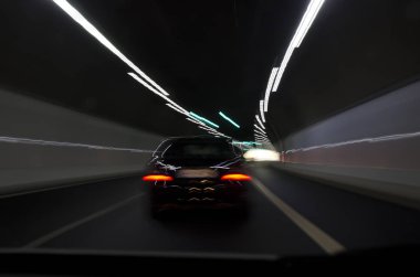 Bir tünel merkezi Bulgaristan'da sürüş