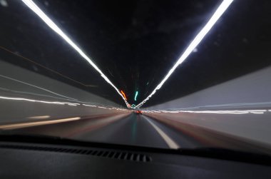 Bir tünel merkezi Bulgaristan'da sürüş