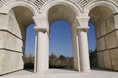 Büyük Bazilikası kalıntıları eski Bulgar başkenti Pliska