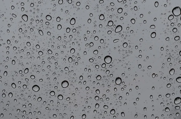 Esőcseppek Ablaküvegen — Stock Fotó