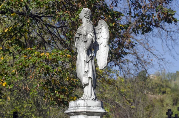 Vacker Dekorativ Skulptur Trädgården — Stockfoto