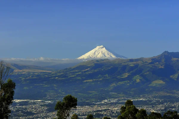 Cotopaxi Visto Desde Cerro Auqui Quito Ecuador — 스톡 사진