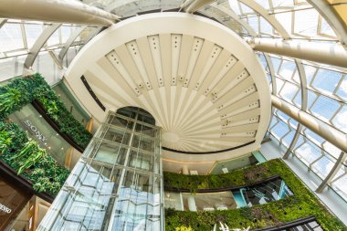 Tayland 30 Ağustos iç Siam Paragon Alışveriş Merkezi dış 30 Ağustos 2017 Bangkok, Tayland