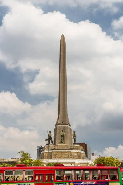 Thailand Agosto Monumento Vitória Obelisco Agosto 2017 Bangkok Tailândia — Fotografia de Stock