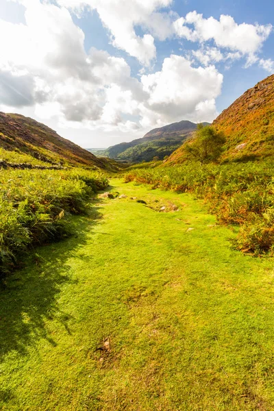 Pohled Vrcholu Cwm Bychan Národní Park Snowdonia North Wales Velká — Stock fotografie