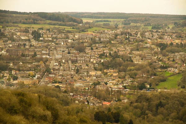 Matlock Derbyshire Odległości — Zdjęcie stockowe