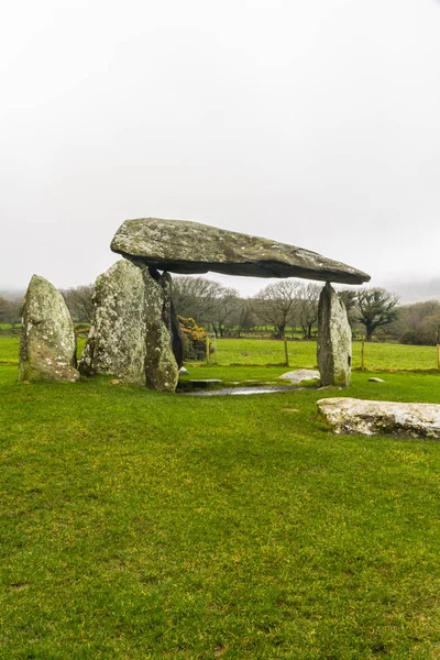 Pentre Ifan Mezar Odası Chambered Mezar Portal Dolmen Newport Pembrokeshire — Stok fotoğraf