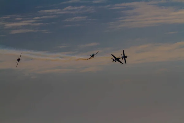 Bournemouth Reino Unido Bournemouth Air Festival 2018 Blades Display Team —  Fotos de Stock