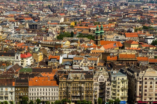 Elevated View Rooftops Budapest Hungary — Stock Photo, Image