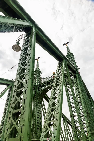 Будапешт Венгерские Балки Мосту Свободы Мосте Свободы Дунае — стоковое фото