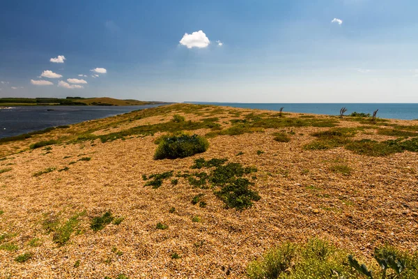 Gravel Beach End Gravel Bank Abbotsbury Dorset England — Stock Photo, Image