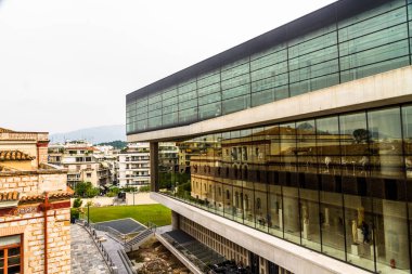 Atina Yunanistan 27 Ekim 2018: Acropolis Museum.