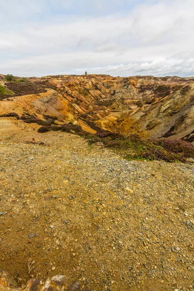 Different Coloured Rocks Copper Mine Area Parys Mountain Amlwch Anglesey — Stock Photo, Image