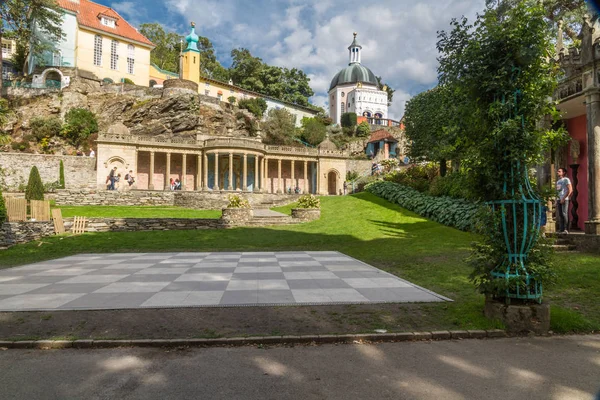 Editorial, View of Italianate Village of Portmeirion — Stock Photo, Image