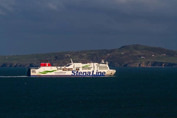 Editorial, Stena Line Ferries Ferry schip, landschap — Stockfoto