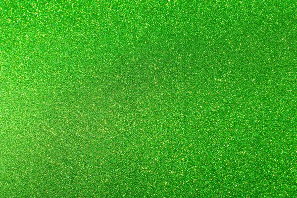 Glamor green sparkling background. Blured glitter background. Holiday abstract texture. Background of blue lights. — Stock Photo, Image