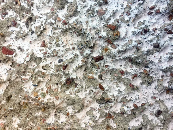 Nahaufnahme Abstrakte Kleine Steinbeton Betonwand Textur Hintergrund Steinkiesel Mit Ausgelöschter — Stockfoto
