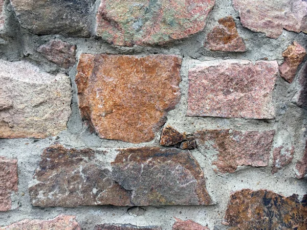 Parte Una Vieja Pared Piedra Para Fondo Textura —  Fotos de Stock