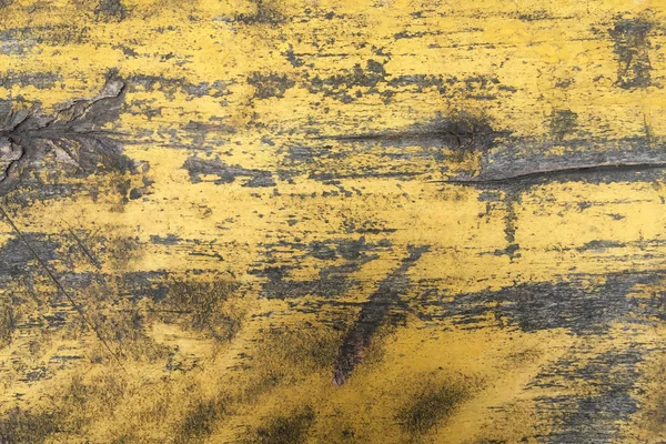 Die Oberfläche Der Alten Holzstruktur Gelb Gestrichen Kann Als Hintergrund — Stockfoto