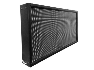 Led ekran, reklam ve video iç ve dış mekan gösteri için modülleri oluşan. Close. Metin için bir yer var.